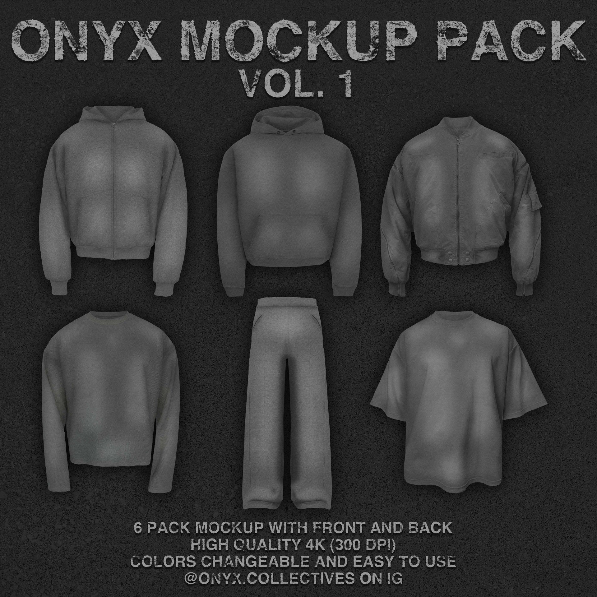 1ST VOL. REALISTIC MOCKUP PACK BUNDLE - Onyx Collectives