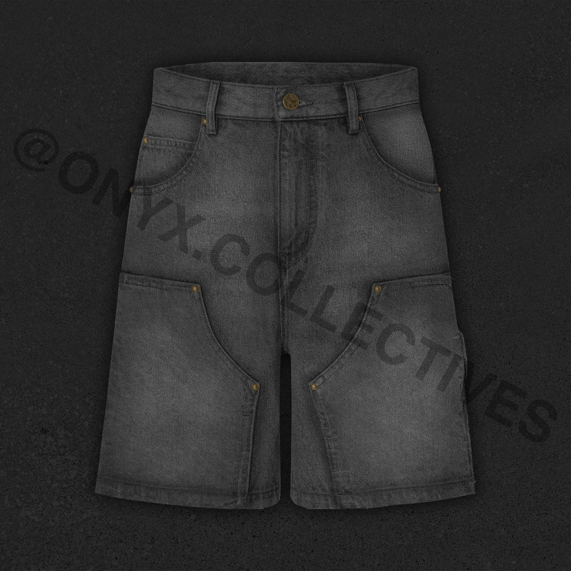 FREE DOUBLE KNEE JORTS MOCKUP